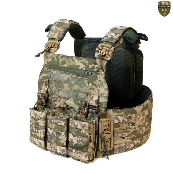 Плитоноска з подвійним скиданням піксель (PLATE CARRIER) ARMORUA PL-008 PL-008 фото