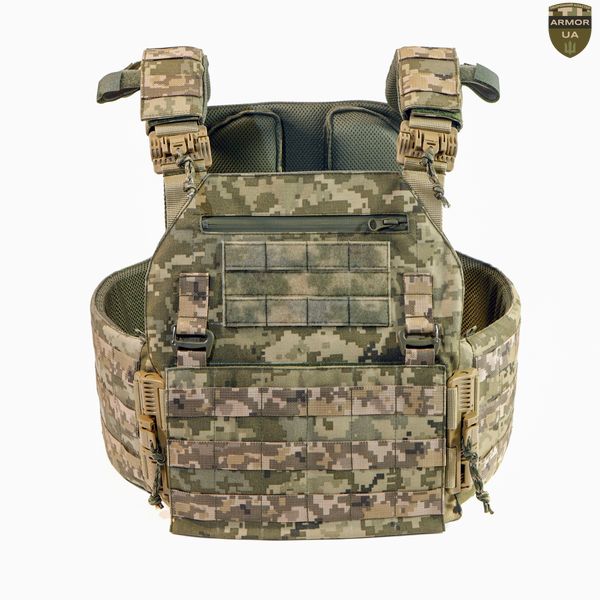 Плитоноска з подвійним скиданням піксель (PLATE CARRIER) ARMORUA PL-008 PL-008 фото