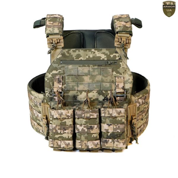 Плитоноска з подвійним скиданням піксель (PLATE CARRIER) ARMORUA PL-008 PL-008 фото