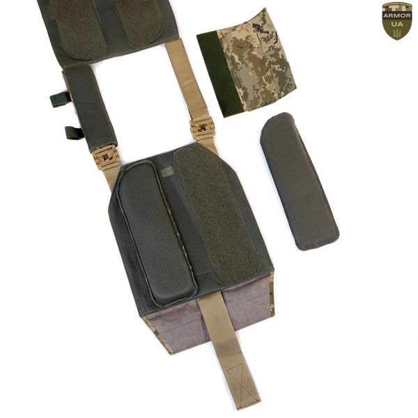 Плитоноска з подвійним скиданням піксель (PLATE CARRIER) ARMORUA PL-008 PL-008 фото