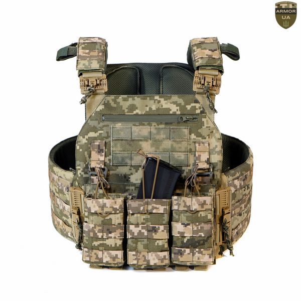 Плитоноска з подвійним скиданням піксель (PLATE CARRIER) ARMORUA PL-008 PL-008 фото