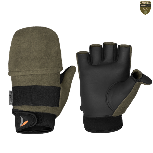 Рукавички Grip Max Windstopper Olive Camotec розмір S 6606S фото