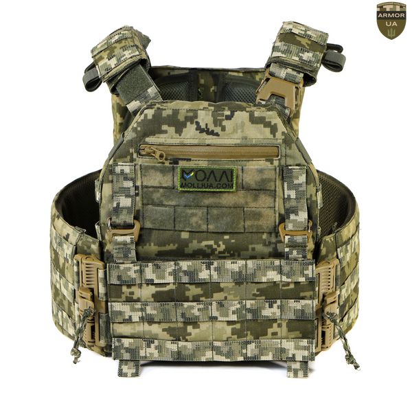 Плитоноска МІЦЬ з балістичним захистом, піксель (PLATE CARRIER) ARMORUA PZ-002 PZ-002 фото