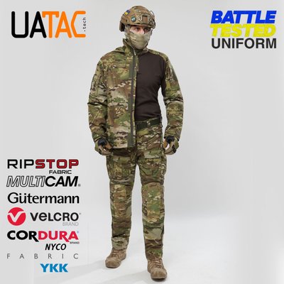 Комплект військової форми (Штани+убакс+куртка) UATAC Gen 5.3 Multicam Original XS UAT-744 фото