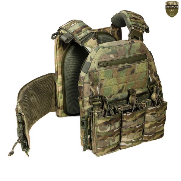 Плитоноска МІЦЬ 2.0 з балістичним захистом, MultiCam (PLATE CARRIER) ARMORUA PZ-006 PZ-006 фото