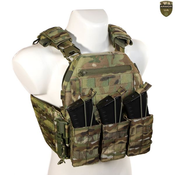 Плитоноска МІЦЬ 2.0 з балістичним захистом, MultiCam (PLATE CARRIER) ARMORUA PZ-006 PZ-006 фото