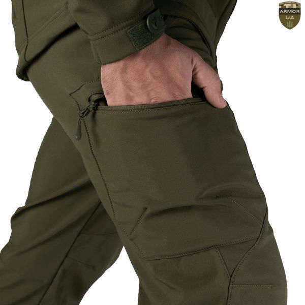 Штани тактичні SoftShell 3.0 Олива Camotec 6582S 6582S фото