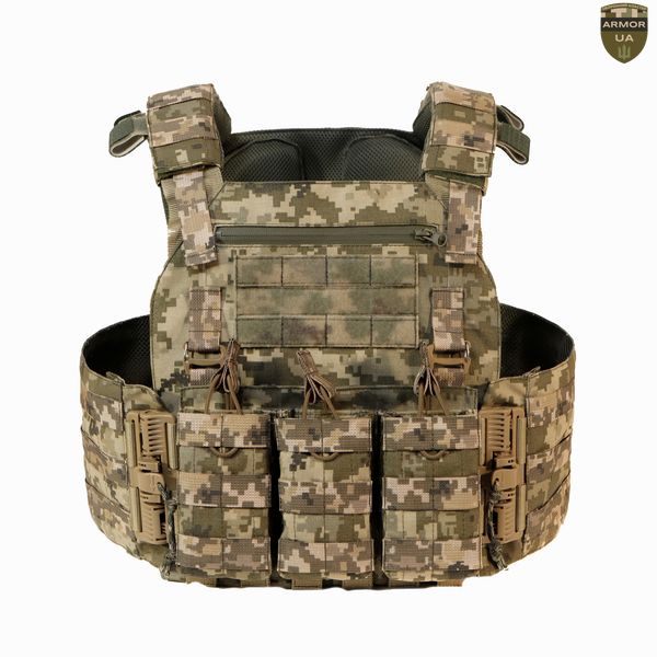 Плитоноска NOVA з балістичним захистом, піксель (PLATE CARRIER) ARMORUA PZ-009 PZ-009 фото