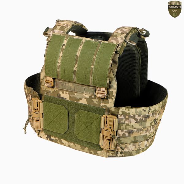 Плитоноска NOVA з балістичним захистом, піксель (PLATE CARRIER) ARMORUA PZ-009 PZ-009 фото