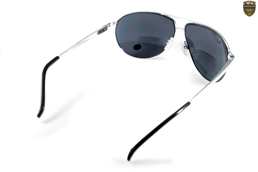 Біфокальні окуляри Global Vision Aviator Bifocal (+2.0) (gray) сірі 1АВИБИФ-Д2.0 фото