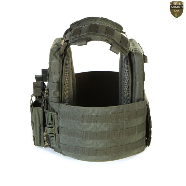 Плитоноска МІЦЬ 2.0 з функцією швидкого скидання Олива (PLATE CARRIER) ARMORUA PL-021 PL-021 фото