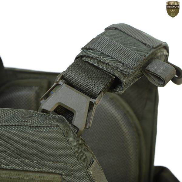 Плитоноска МІЦЬ 2.0 з функцією швидкого скидання Олива (PLATE CARRIER) ARMORUA PL-021 PL-021 фото