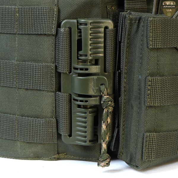 Плитоноска МІЦЬ 2.0 з функцією швидкого скидання Олива (PLATE CARRIER) ARMORUA PL-021 PL-021 фото