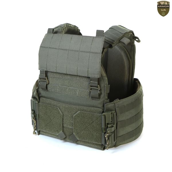 Плитоноска МІЦЬ 2.0 з функцією швидкого скидання Олива (PLATE CARRIER) ARMORUA PL-021 PL-021 фото