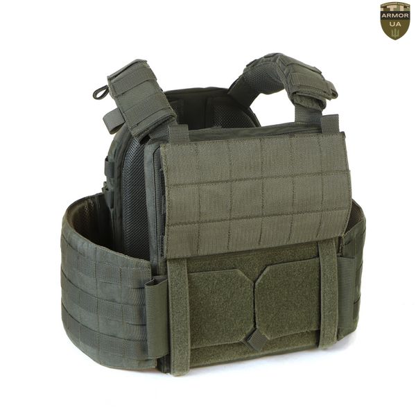 Плитоноска МІЦЬ 2.0 з функцією швидкого скидання Олива (PLATE CARRIER) ARMORUA PL-021 PL-021 фото