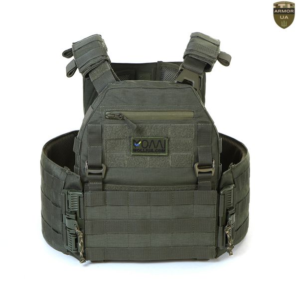 Плитоноска МІЦЬ 2.0 з функцією швидкого скидання Олива (PLATE CARRIER) ARMORUA PL-021 PL-021 фото