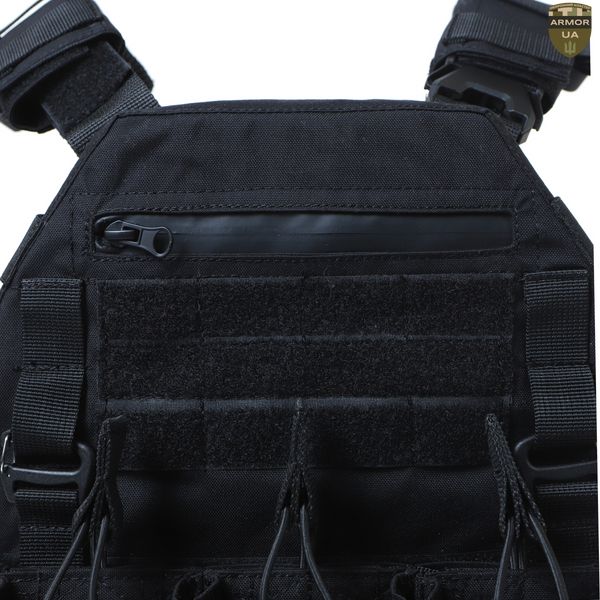 Плитоноска МІЦЬ 2.0 з функцією швидкого скидання Чорна (PLATE CARRIER) ARMORUA PL-022 PL-022 фото