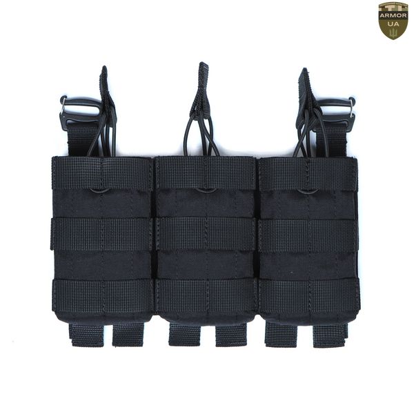 Плитоноска МІЦЬ 2.0 з функцією швидкого скидання Чорна (PLATE CARRIER) ARMORUA PL-022 PL-022 фото