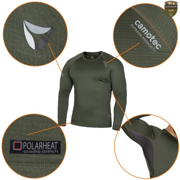 Термобілизна Polarheat Quadro Stretch Olive Camotec 6604S 6604S фото