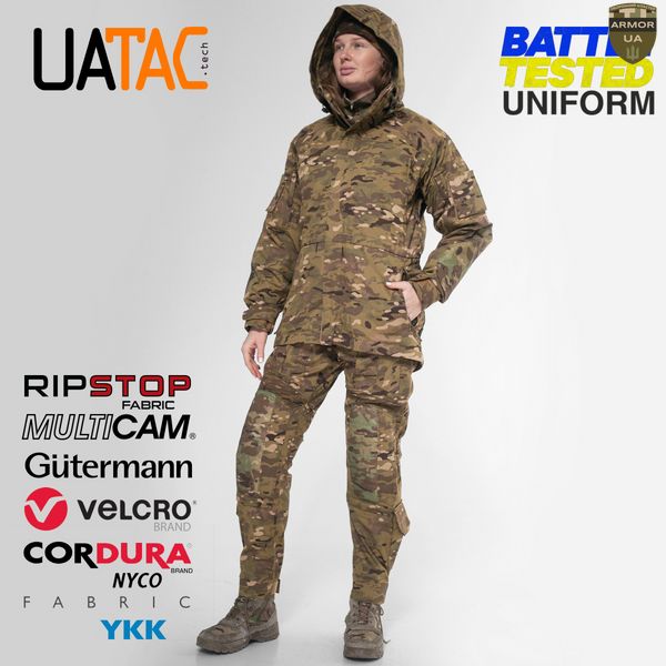 Жіночий комплект штурмові штани + куртка. Демісезон UATAC GEN 5.2 Multicam OAK (Дуб) L UAT-593 фото