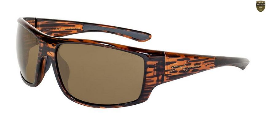 Окуляри поляризаційні 2в1 BluWater Babe Winkelman Polarized (brown) коричневі 4ВИН3-Ч50П фото