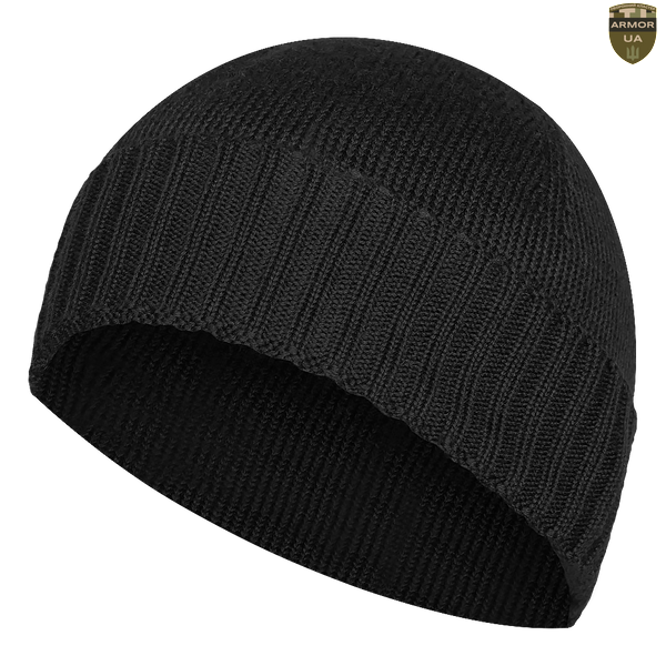 Шапка Watch Cap Merino Чорна Camotec 6702 фото