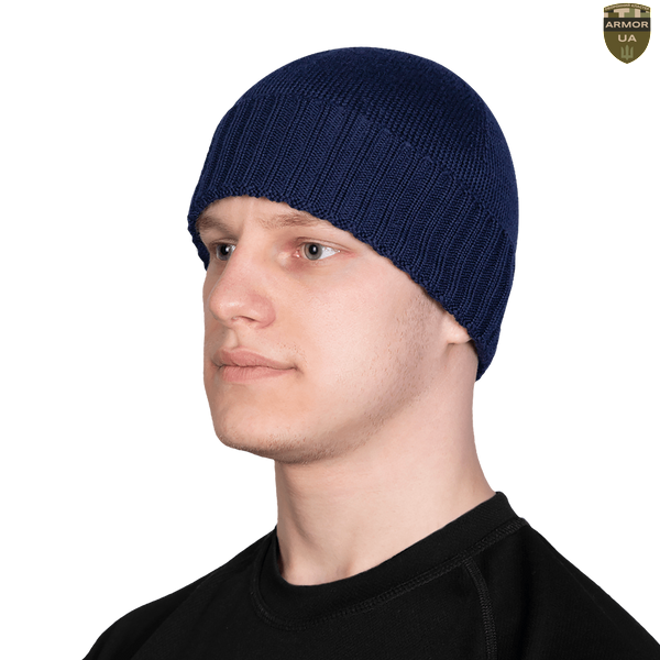 Шапка Watch Cap Merino Темно-синя Camotec 6703 фото