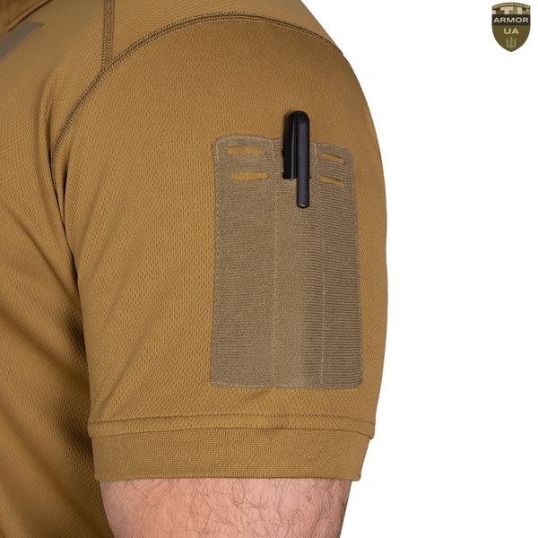 Тактична футболка Поло Tactical Army ID CoolPass Antistatic Койот Camotec 5861XS 5861XXXXL фото