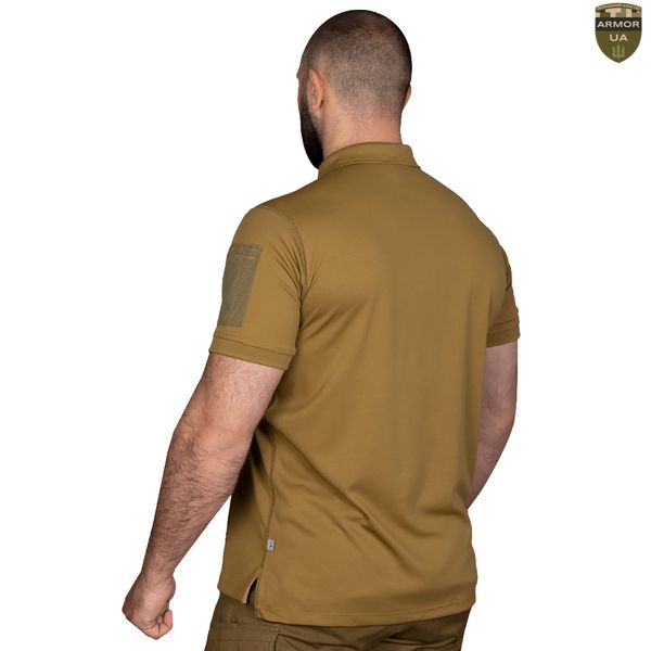 Тактична футболка Поло Tactical Army ID CoolPass Antistatic Койот Camotec 5861XS 5861XXXXL фото