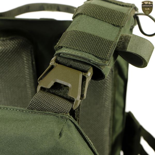 Плитоноска Січ зі швидким скиданням олива (PLATE CARRIER) ARMORUA PL-011 PL-011 фото