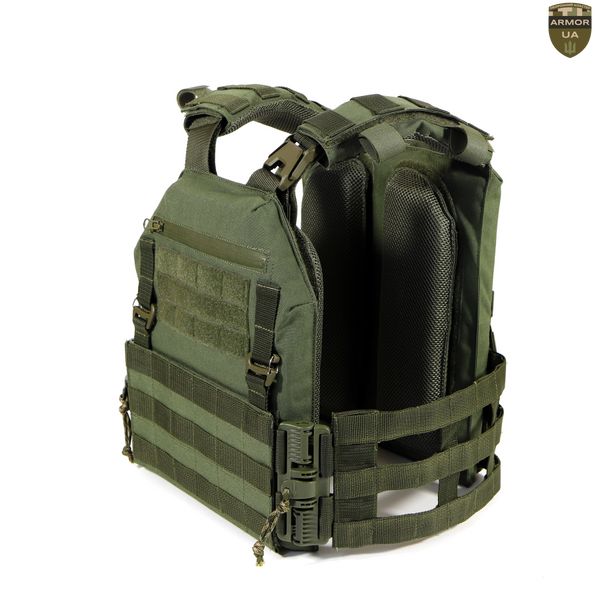 Плитоноска Січ зі швидким скиданням олива (PLATE CARRIER) ARMORUA PL-011 PL-011 фото