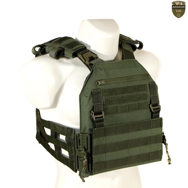 Плитоноска Січ зі швидким скиданням олива (PLATE CARRIER) ARMORUA PL-011 PL-011 фото