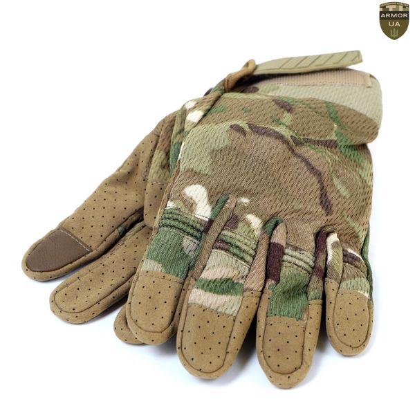 Рукавички тактичні Microfiber Multicam RK-004 XL RK-004-M фото