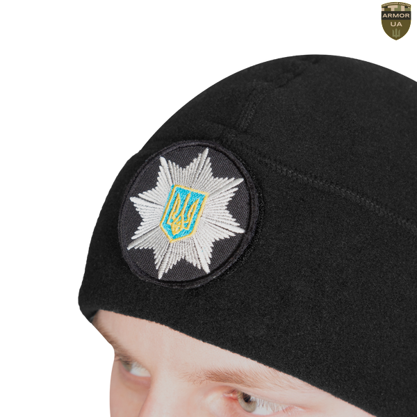 Шапка Beanie Police Black Camotec розмір M 6677M фото