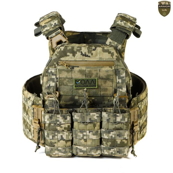 Плитоноска МІЦЬ 2.0 зі швидким скиданням піксель (PLATE CARRIER) ARMORUA PL-002 PL-002 фото