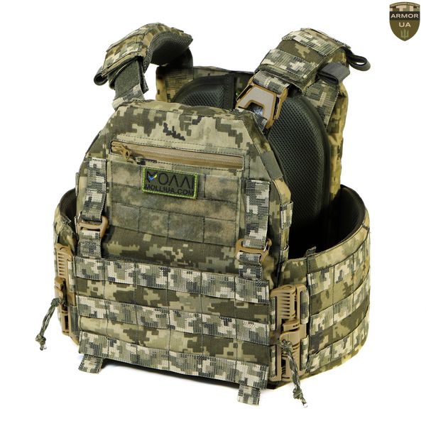 Плитоноска МІЦЬ 2.0 зі швидким скиданням піксель (PLATE CARRIER) ARMORUA PL-002 PL-002 фото