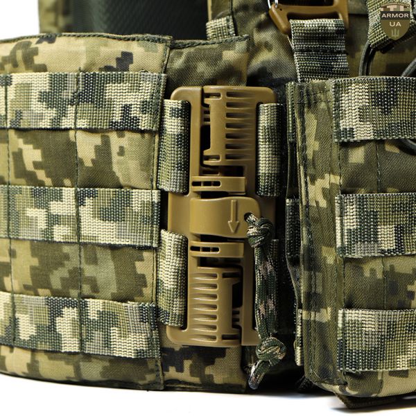 Плитоноска МІЦЬ 2.0 зі швидким скиданням піксель (PLATE CARRIER) ARMORUA PL-002 PL-002 фото