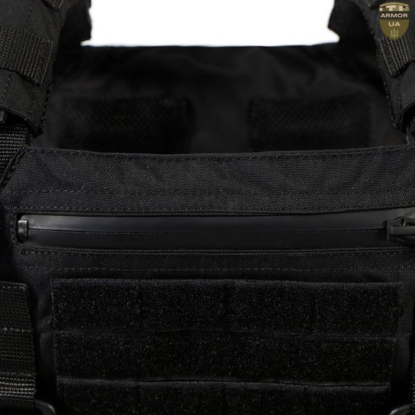 Плитоноска зі швидким скиданням чорна (PLATE CARRIER) ARMORUA PL-012 PL-012 фото